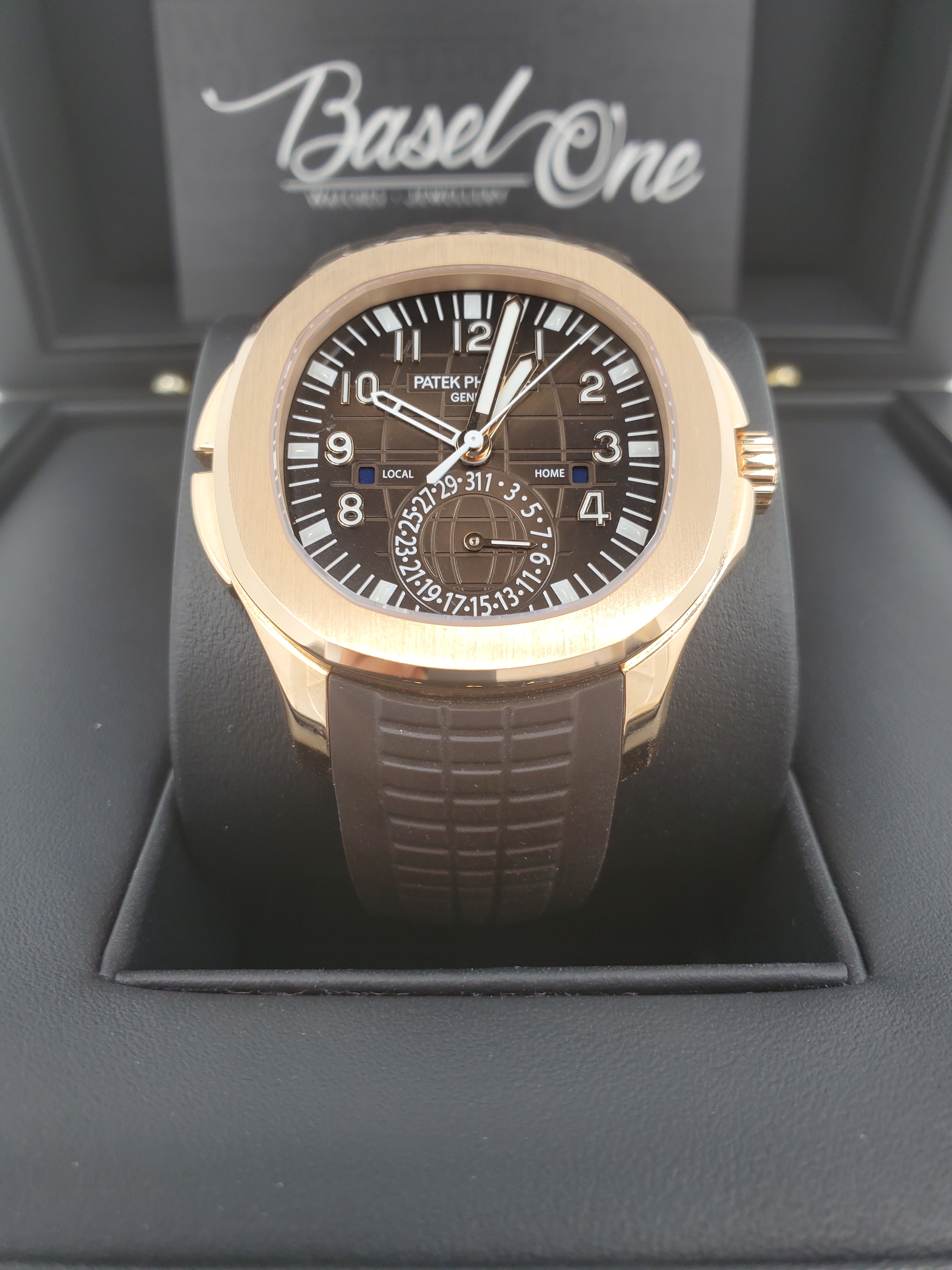 BRAND NEW 5164R-001 5164 PATEK PHILIPPE AQUANAUT BROWN DIAL ROSE GOLD SELF-WINDING 40 MM