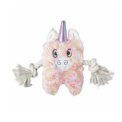 美國Patchwork-犬用繩結布偶 - 獨角獸 6吋