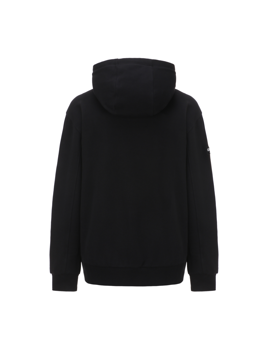 Discovery Lovers 休閒 連帽拉鍊外套 黑色 男