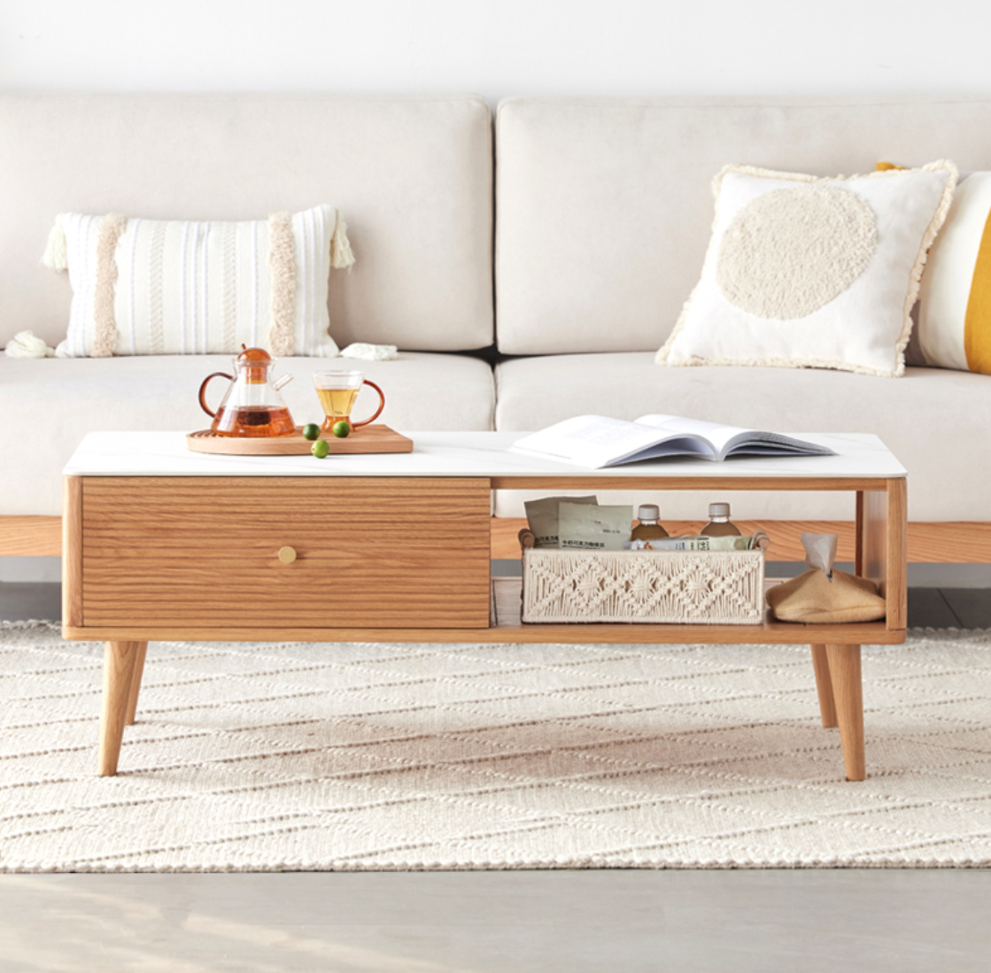 〖特惠款〗聖羅莎岩板茶几 SLS-I3072