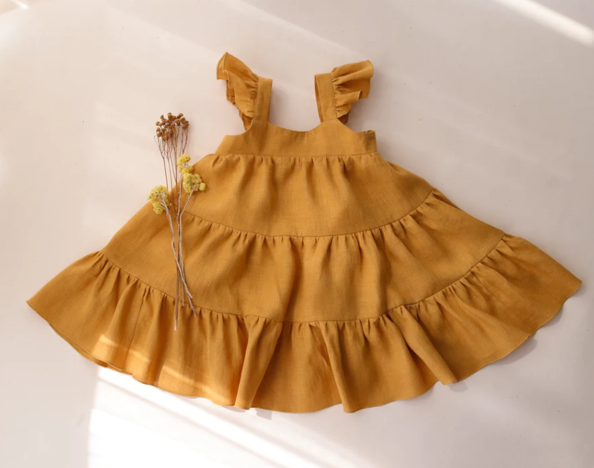 Dannie and Lilou-Boho Dress(Amber)