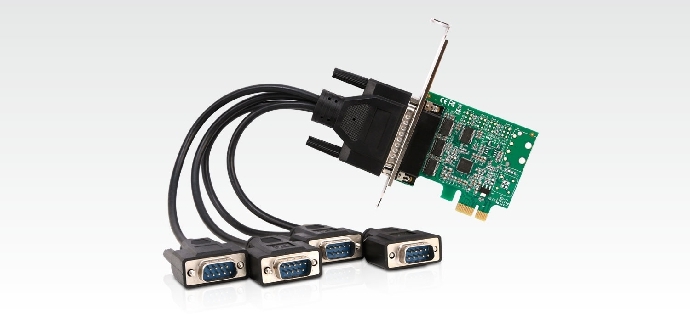 客訂 Uptech 登昌恆 UTB414 4Port RS-232 擴充卡 ASIX晶片