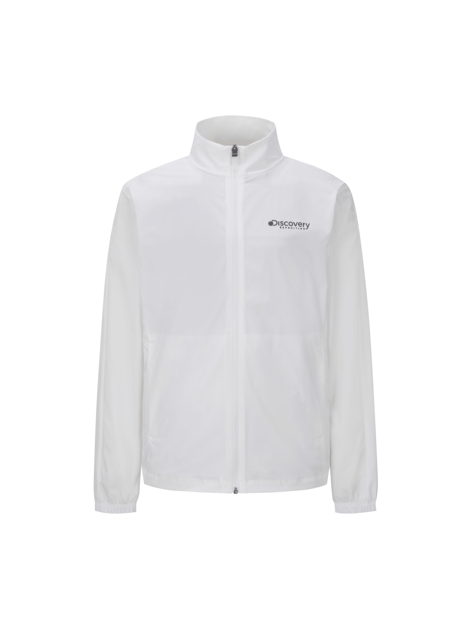 Discovery 輕便 梭織 休閒 外套 夾克 白色 男