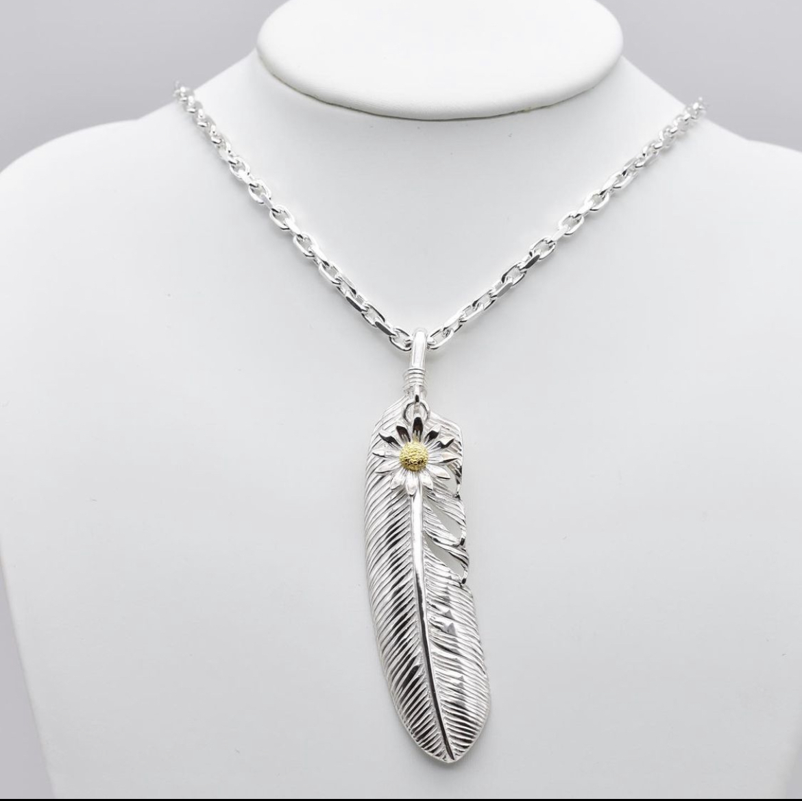 Eiki 雛菊全手雕羽毛L