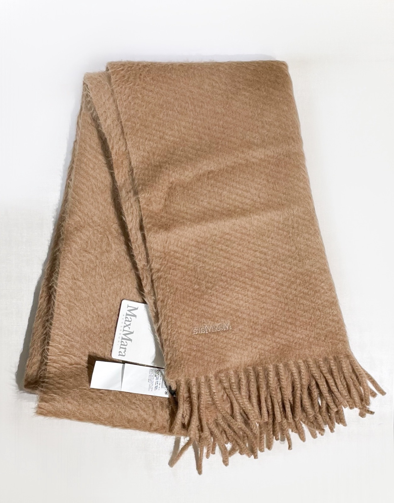 FMM03876 MAXMARA 駝色頸巾 (E)