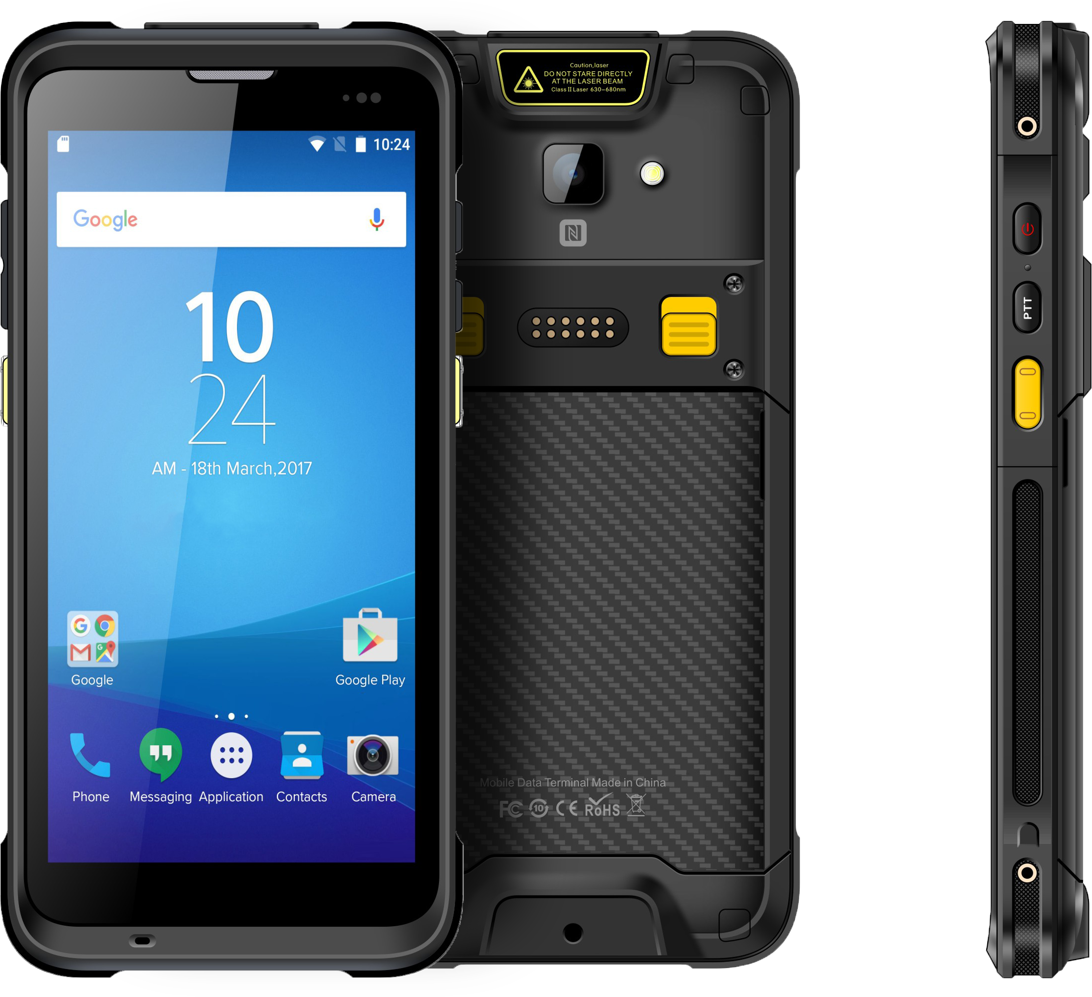 APC 6600 Handheld Terminal Android 13 OS, Google GMS, 5.5 inches display, 2D barcode scanner, 4G, WIFI, BT 5.1, NFC, 6GB RAM + 128GB ROM, GSM, AER