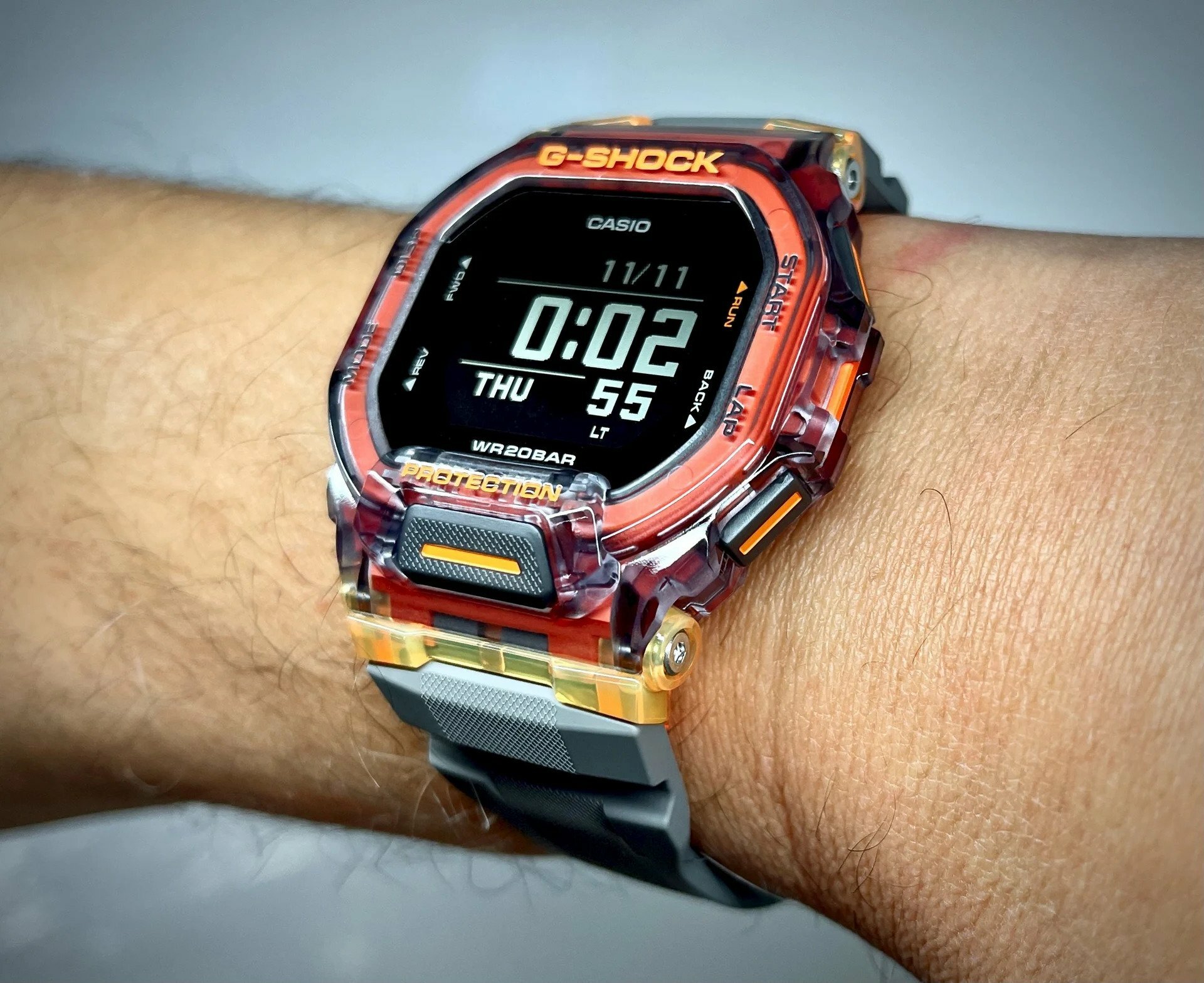 熱販売 CASIO Watch GBD-200SM-1A5JF G-SQUAD 時計