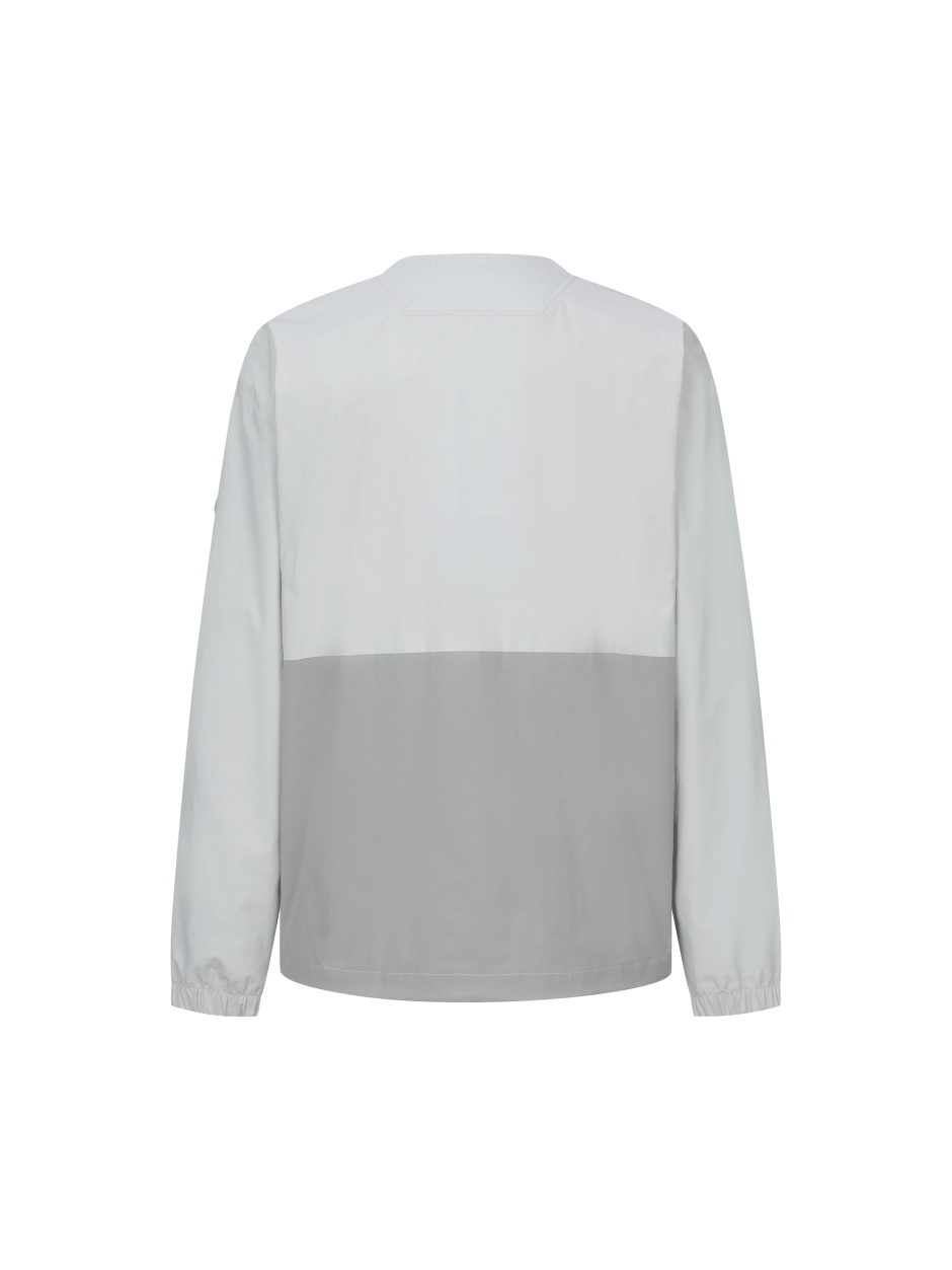 Discovery 圓領 梭織運動衫 襯衣 灰色 男