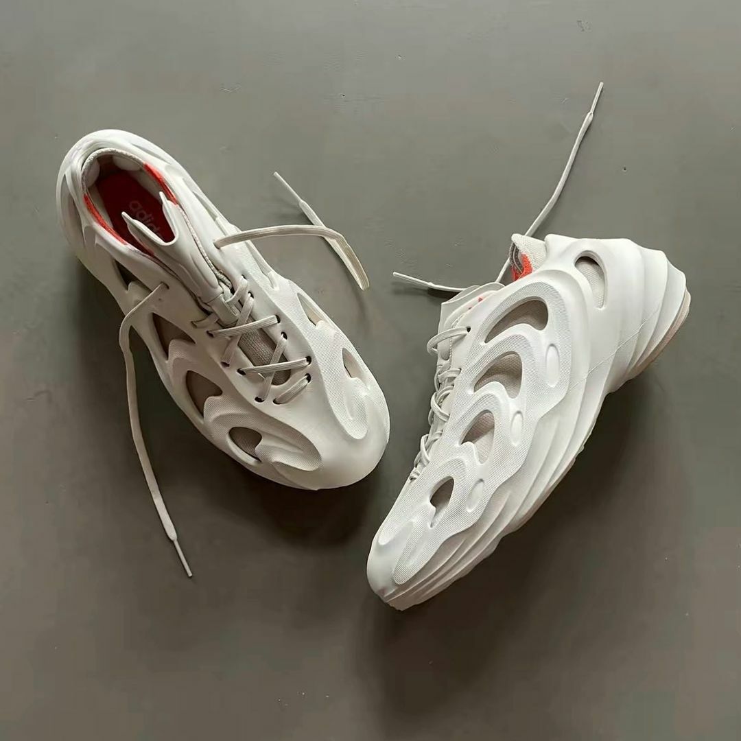 【APAIR】預購 Adidas Originals Adifom Q Off White 白灰橙 解構 洞洞鞋 GY4455