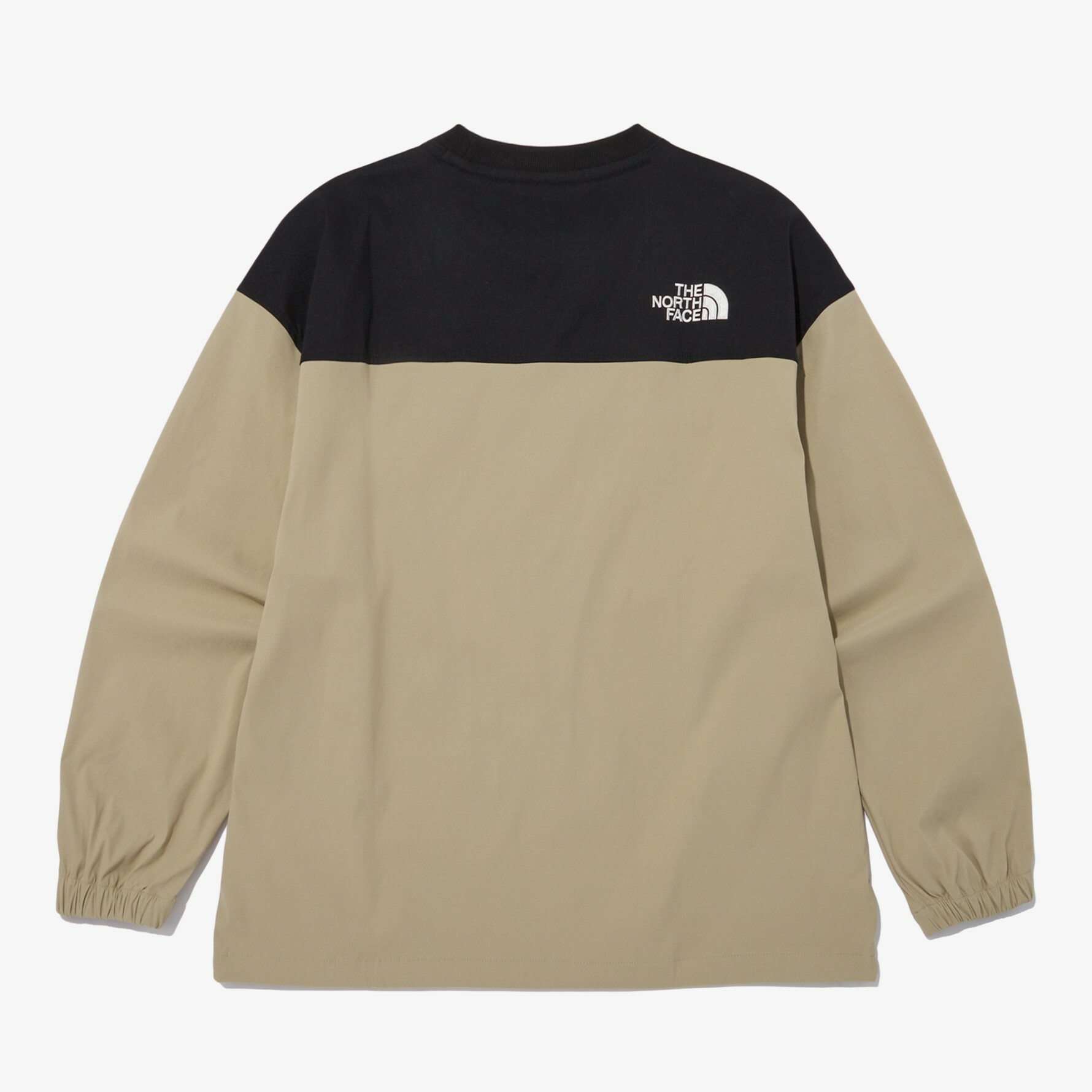 THE NORTH FACE DENALI WOVEN 尼龍 長袖 大學T 衛衣 米 NM5MN54B