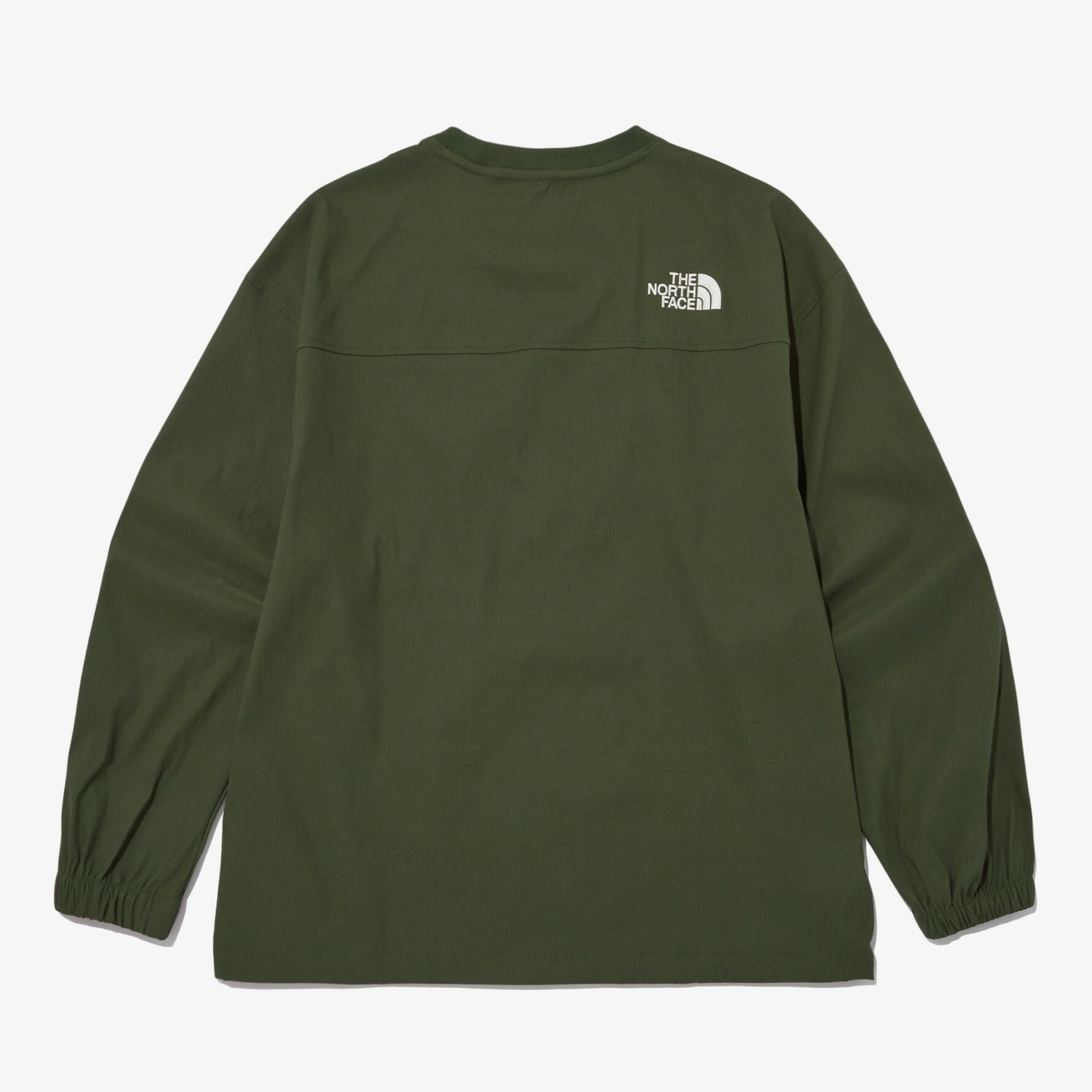 THE NORTH FACE DENALI WOVEN 尼龍 長袖 大學T 衛衣 軍綠 NM5MN54C