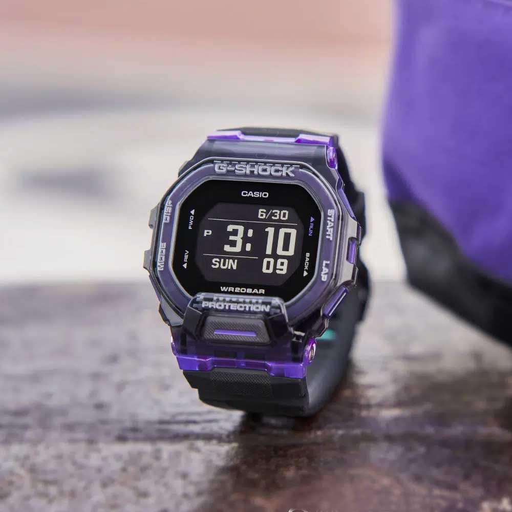 G-Shock G-SQUAD GBD-200SM-1A6 Bluetooth Purple Watch