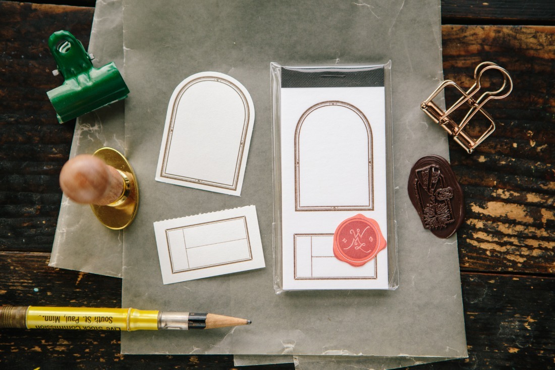 窗型標籤 活版便箋本｜OURS森林好朋友