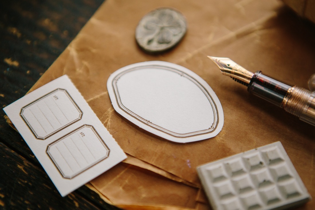 貝型標籤 活版便箋本｜OURS森林好朋友