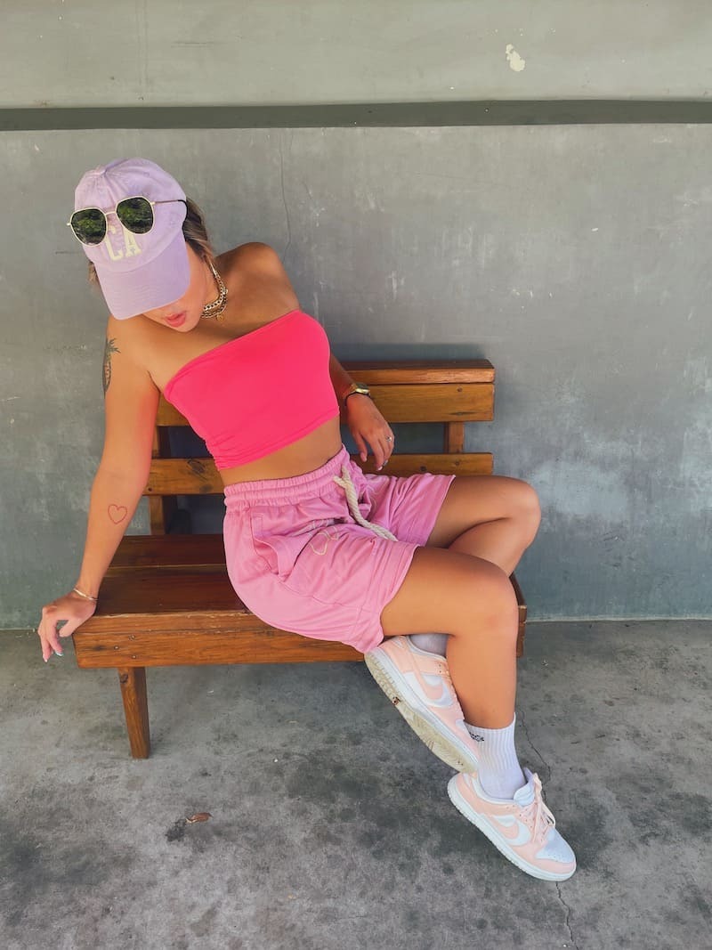 超辣螢光平口上衣