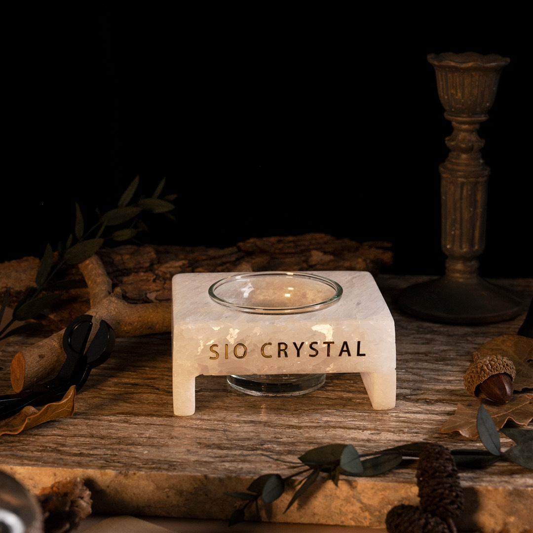 【許願蠟燭】透石膏燭台