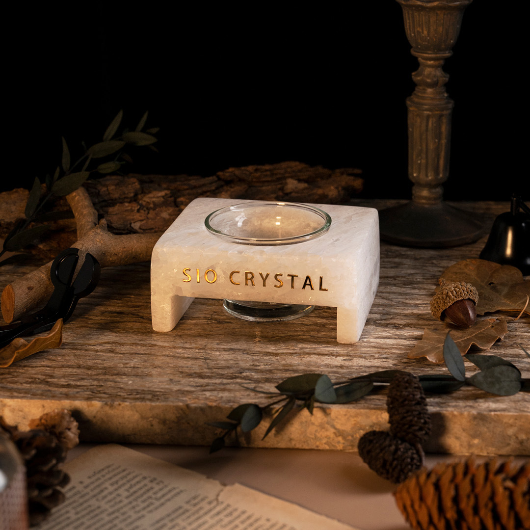 【許願蠟燭】透石膏燭台