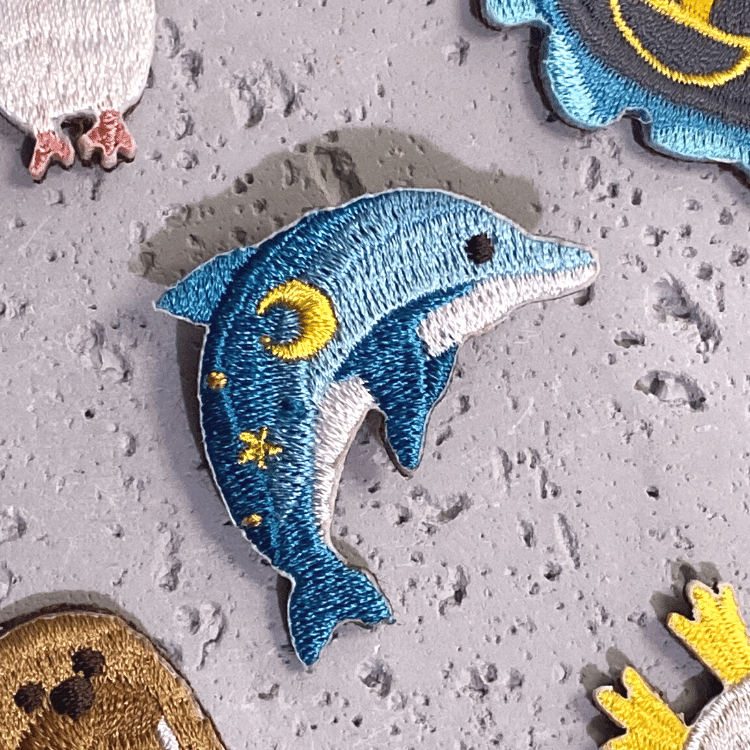 Ocean Park x Littdlework Badge - Dolphin