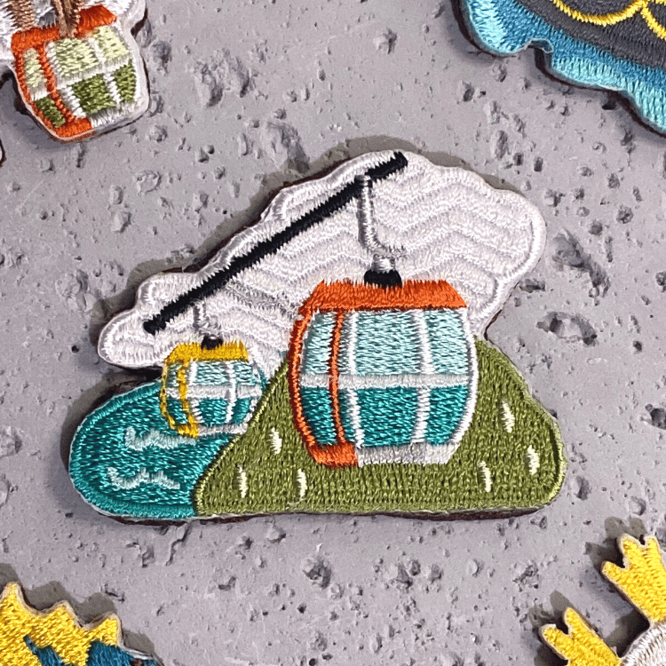 Ocean Park x Littdlework Badge - Ocean Park Cable Car