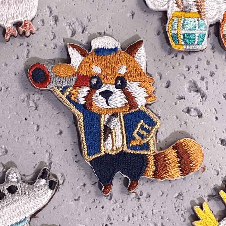 Ocean Park x Littdlework Badge - Red Panda