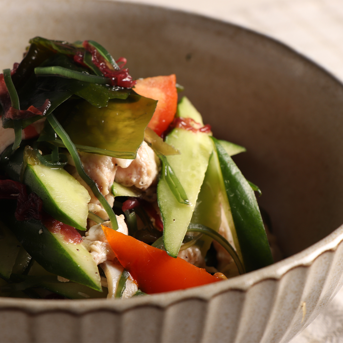 鎌田醬油,酸橘醋,雞肉沙拉,金芝麻