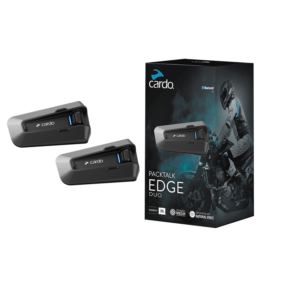 Cardo PACKTALK EDGE 安全帽通訊藍牙耳機｜磁吸底座、獨家第二代