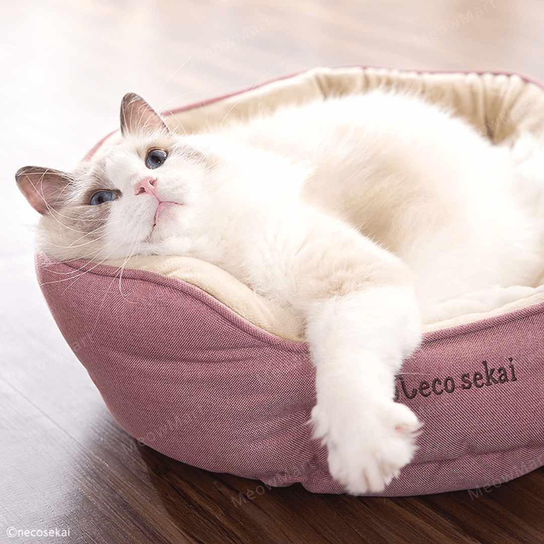 日本necosekai梳化布保暖貓窩 (2022最新款)
