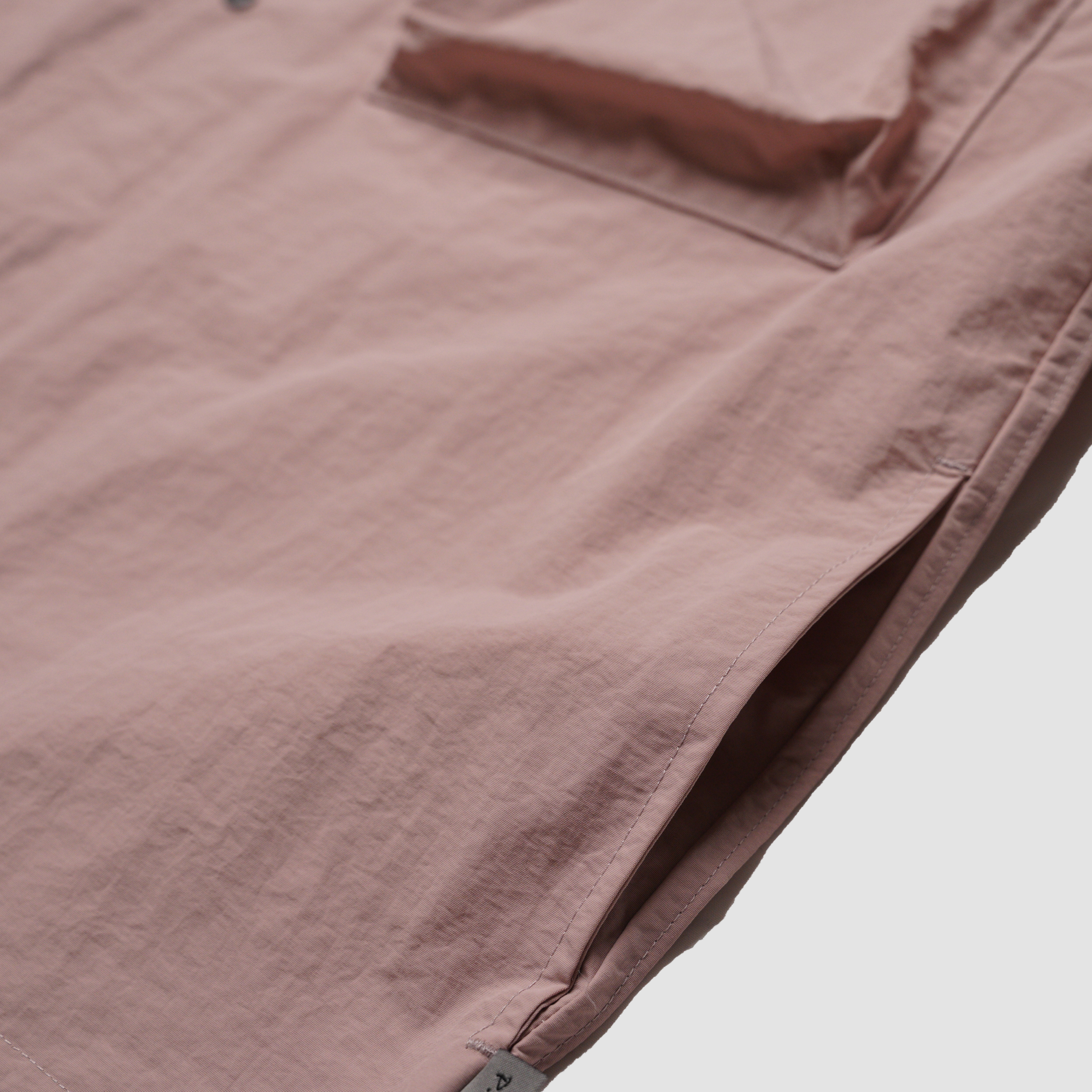 P.B.P - Multi Pockets W/R Shirts - Gray Pink