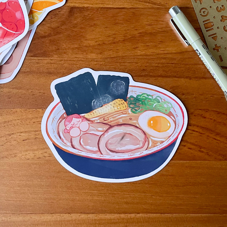 Hoi ホーイ｜絕版｜造型明信片｜拉麵