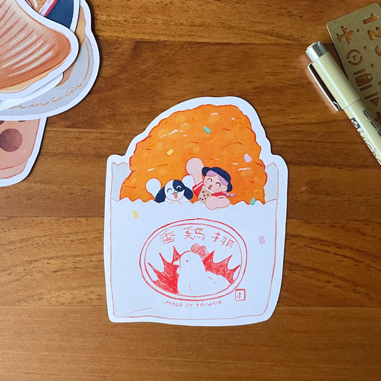 Hoi ホーイ｜絕版｜造型明信片｜雞排