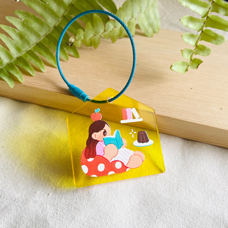 Hoi ホーイ｜壓克力吊飾｜Reading｜黃