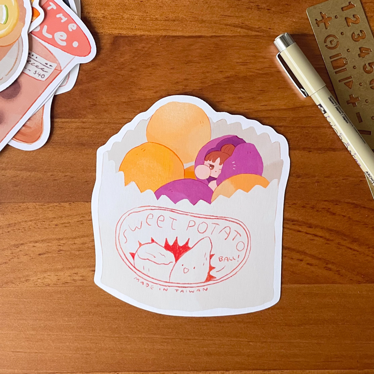 Hoi ホーイ｜絕版｜造型明信片｜地瓜球