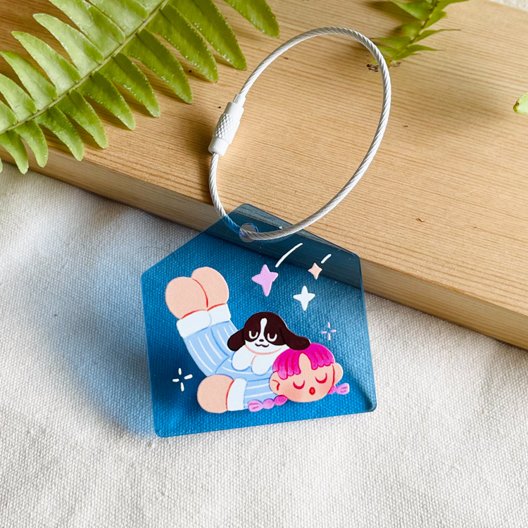 Hoi ホーイ｜絕版｜壓克力吊飾｜Dreaming｜深藍