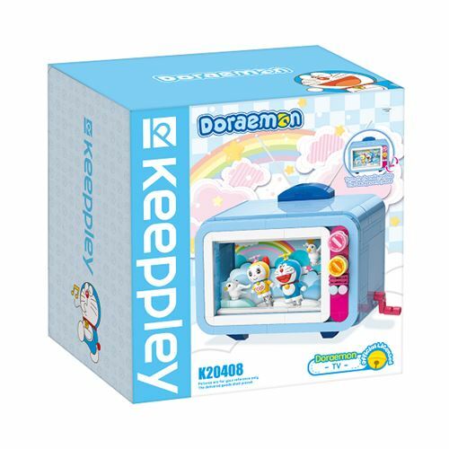 《 QMAN 》哆啦A夢電視機積木