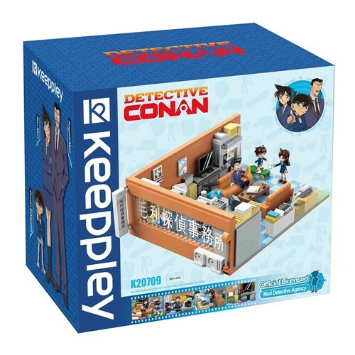 《 QMAN 》名偵探柯南公仔 場景系列 毛利偵探事務所