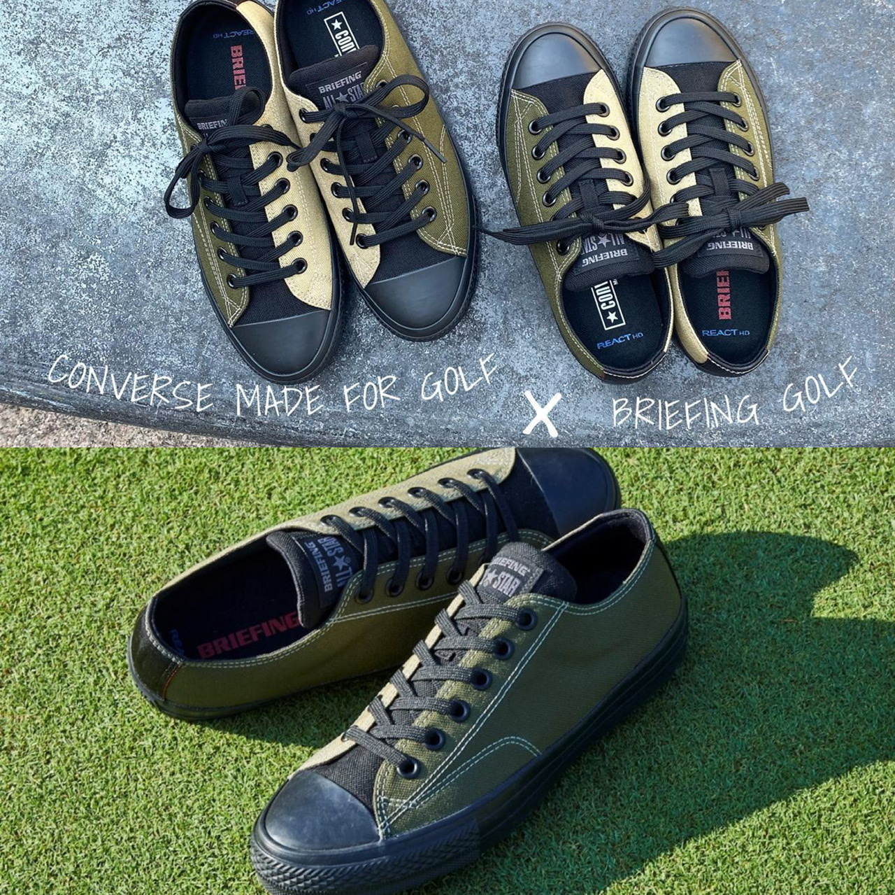 CONVERSE ALL STAR GF BRIEFING OX KHAKI GREEN JAPAN LIMI