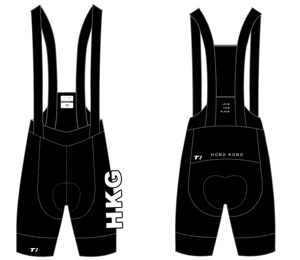 T3 Bibshort HKG Black