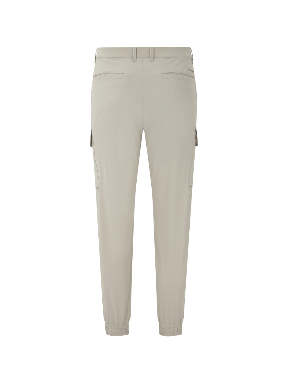 Discovery 輕便 縮口褲 工作褲 長褲 卡其 男