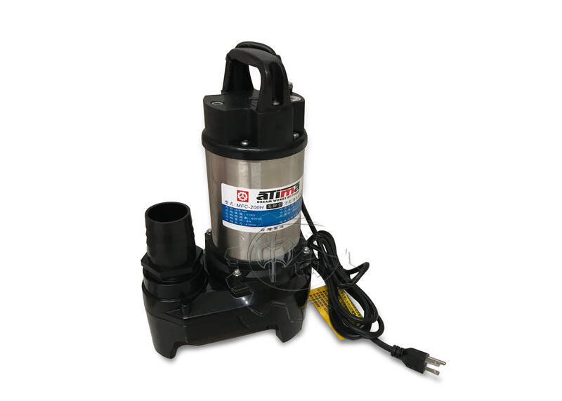 ＊中崙五金【缺貨中】ATima 白鐵高腳3/5HP沈水馬達 MFC-200H（污泥/海水兩用幫浦）台灣製