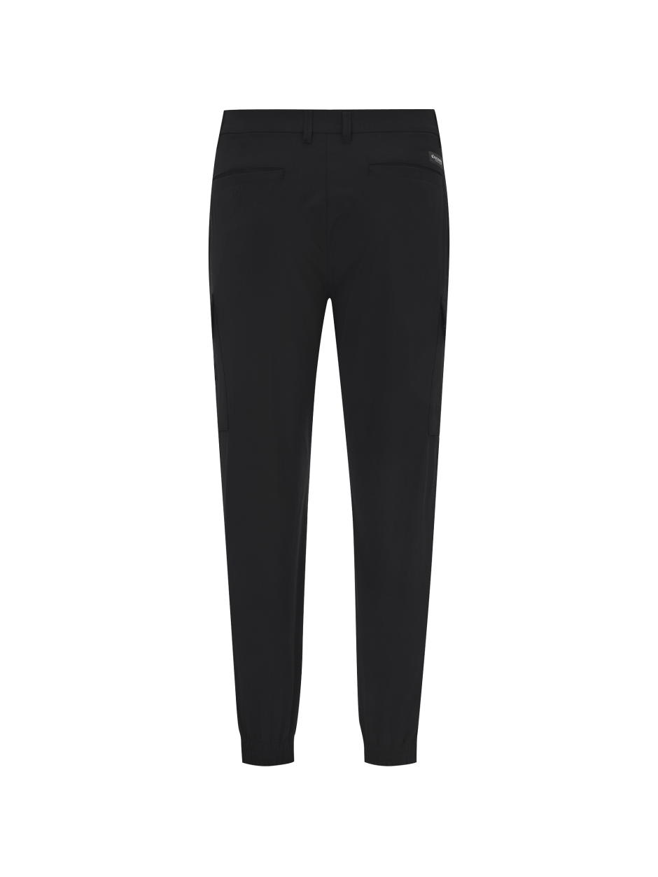 Discovery 輕便 縮口褲 工作褲 長褲 黑色 男