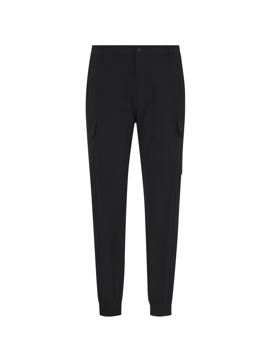 Discovery 輕便 縮口褲 工作褲 長褲 黑色 男