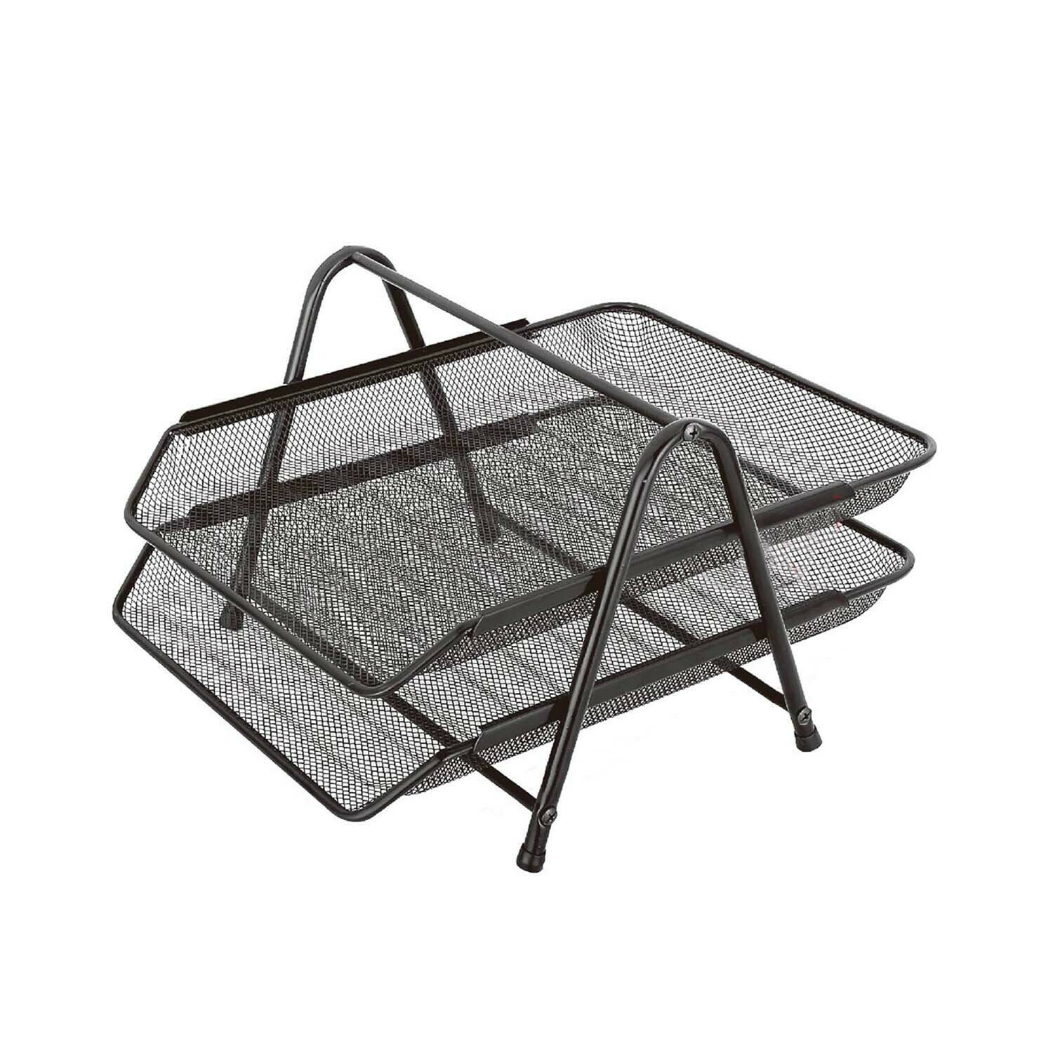 Motarro 黑色雙層文件架