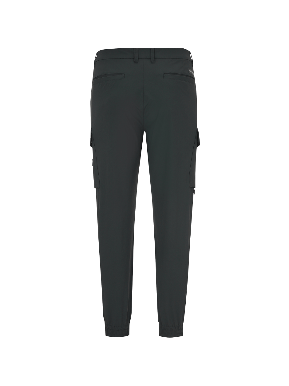 Discovery 輕便 縮口褲 工作褲 長褲 深灰色 男