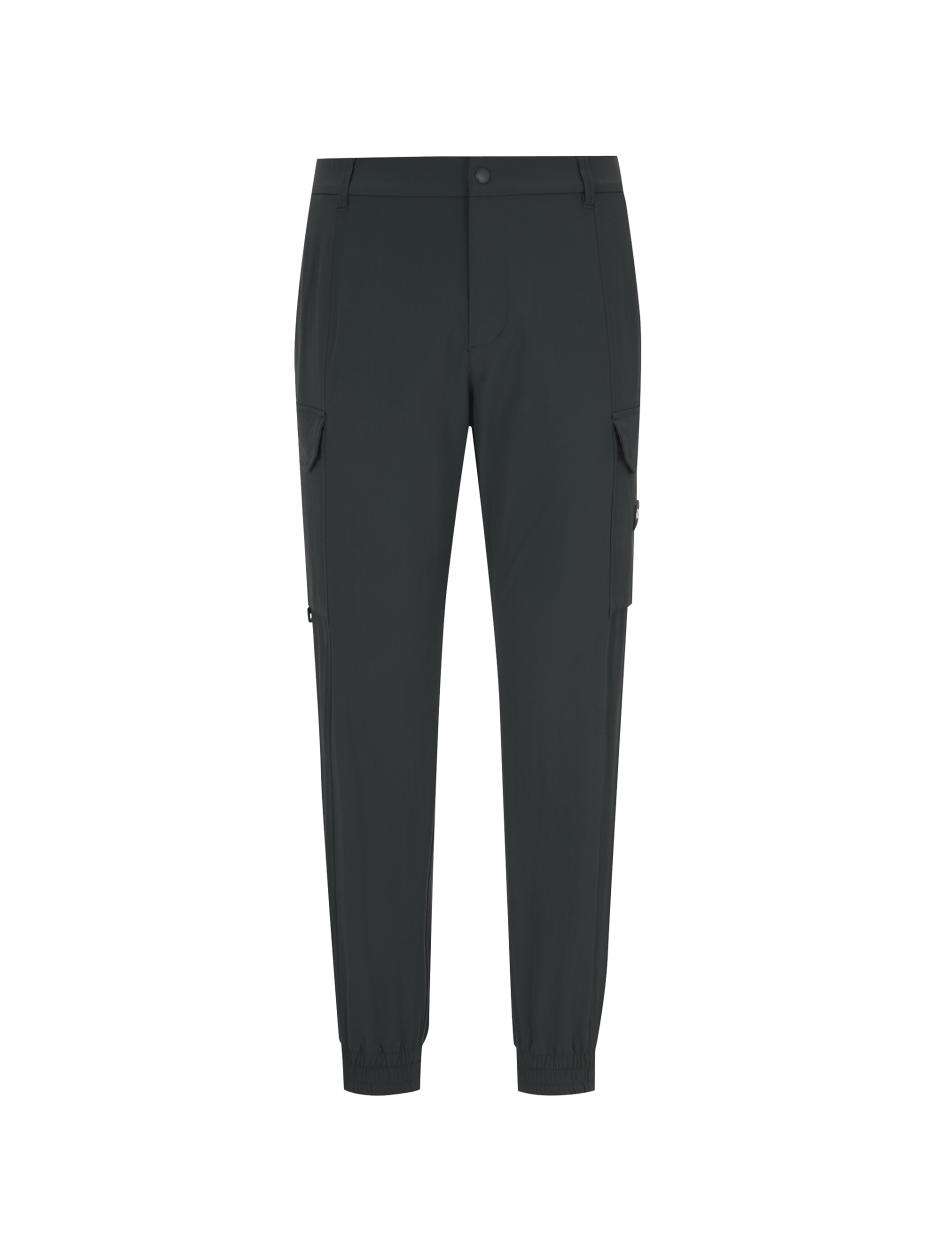 Discovery 輕便 縮口褲 工作褲 長褲 深灰色 男