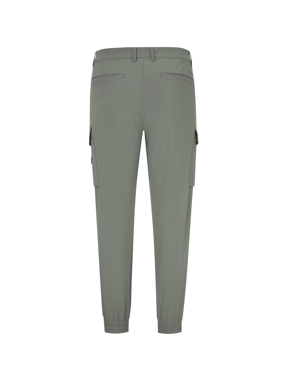 Discovery 輕便 縮口褲 工作褲 長褲 綠色 男