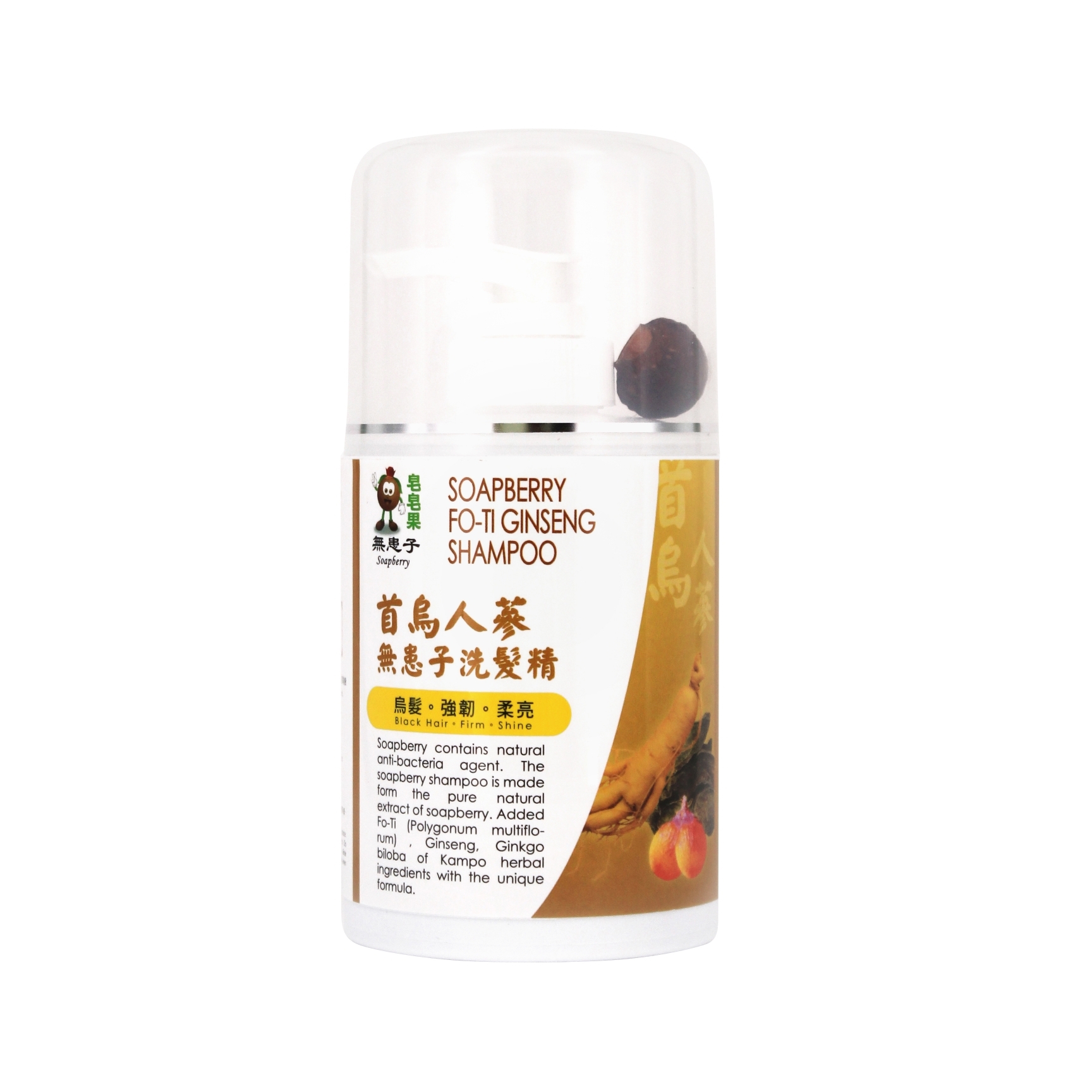 H1: 皂皂果 - 首烏人蔘無患子洗髮精 (300ml)