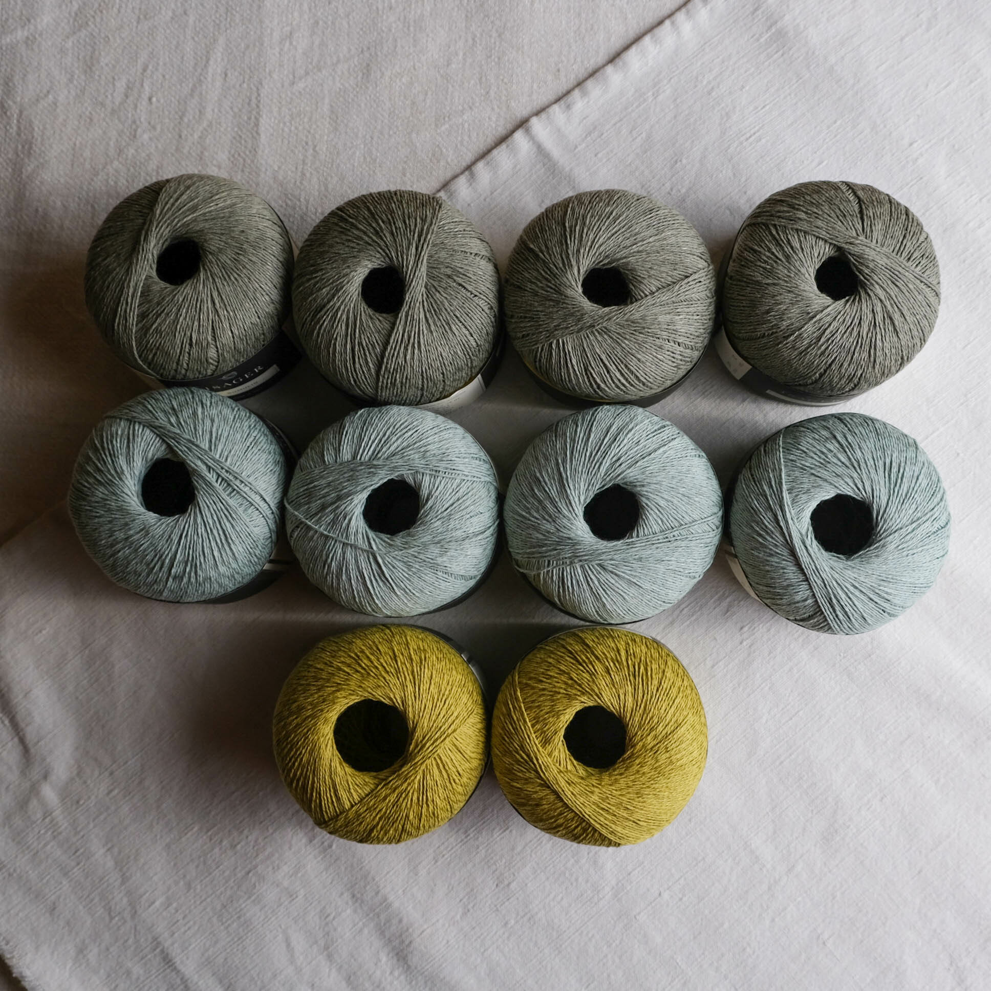 Twist & Turns 神秘團織 -Isager 棉麻線配色包 1