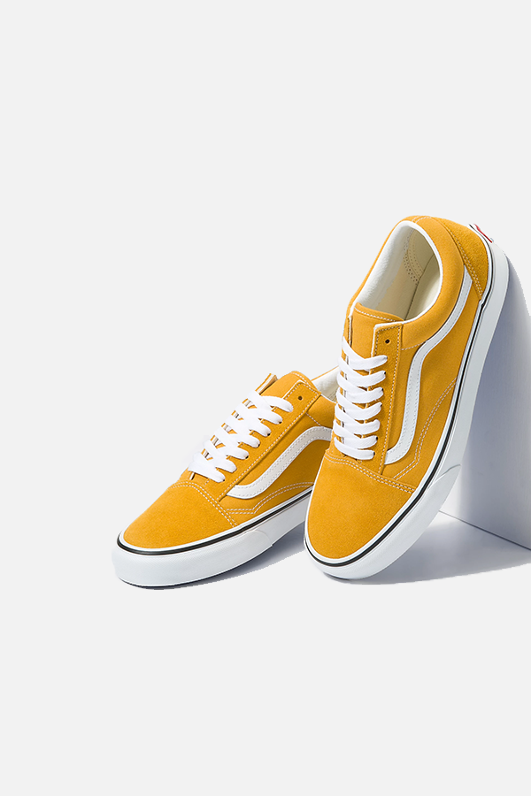 VANS - Old Skool 女款金黃色滑板鞋