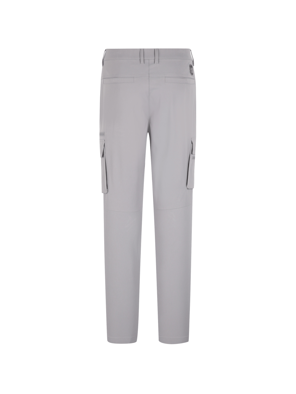 Discovery 錐形 工裝褲 多口袋 造型 長褲 灰色 男