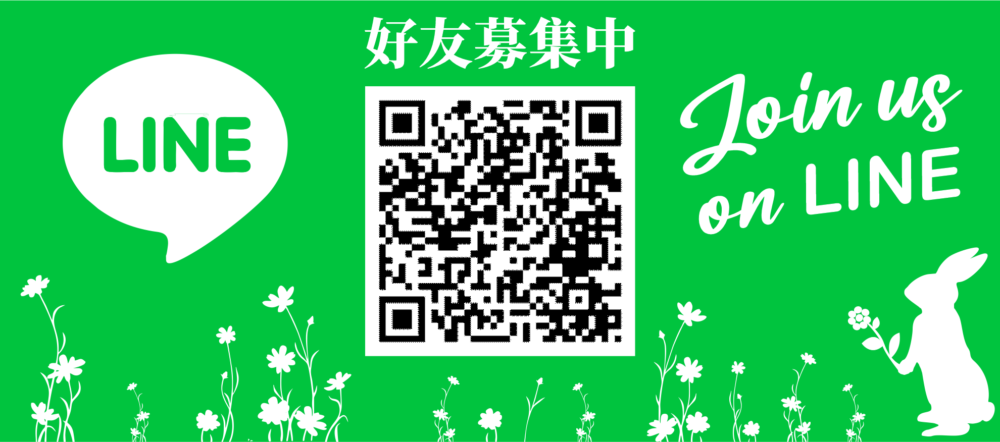 Line QR Code Sheer Arctic